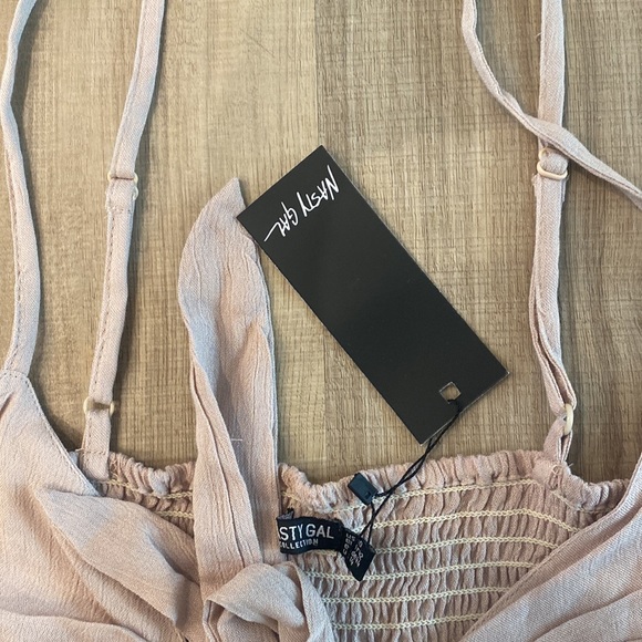 Stone Tie Bralette Crop Top - Picture 2 of 2